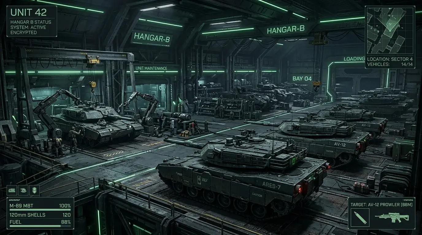 Hangar Garage Background